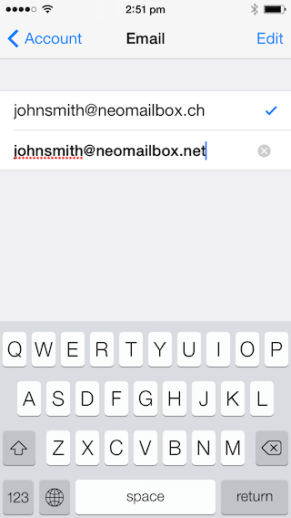 iPhone Mail SSL IMAP and SMTP setup - Step 17